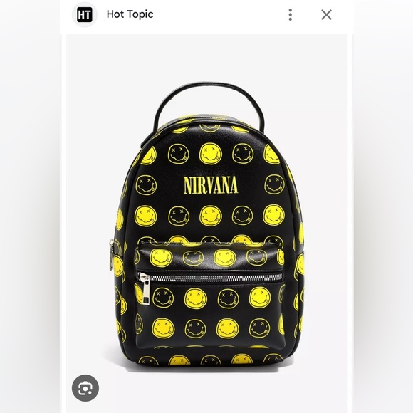 Hot Topic Handbags - COPY - Nirvana - Hot Topic backpack